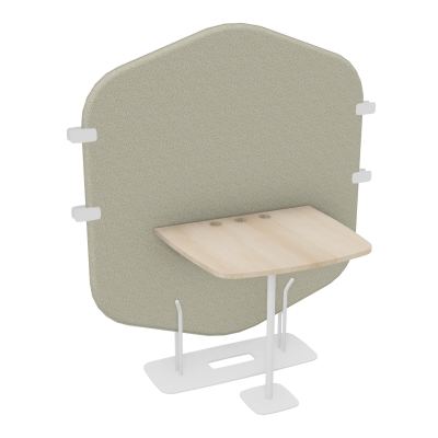 MARGOT ESPACE 2 PERS. L122,7XH144,8XP75CM - CLOISON A2 - PIET. ZO - PLAT. EP19MM RZ