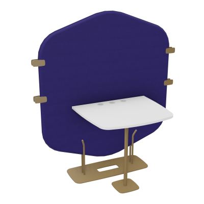 MARGOT ESPACE 2 PERS. L122,7XH144,8XP75CM - CLOISON A3 - PIET. Z3 - PLAT. EP19MM MG