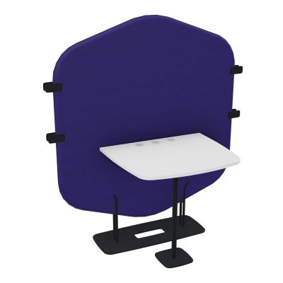MARGOT ESPACE 2 PERS. L122,7XH144,8XP75CM - CLOISON A3 - PIET. ZP - PLAT. EP19MM MG