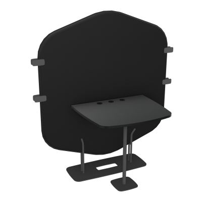 MARGOT CLOISON + TABLE - L122,7XH144,8XP75 CM A6 SC R9