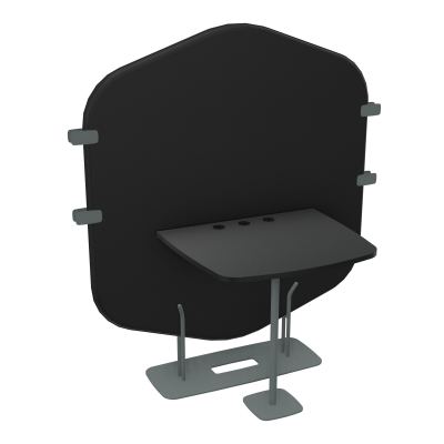 MARGOT CLOISON + TABLE - L122,7XH144,8XP75 CM A6 SU R9