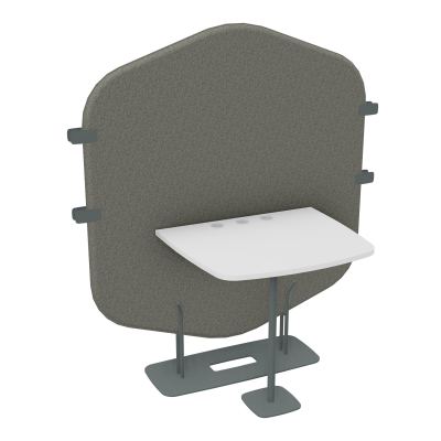MARGOT ESPACE 2 PERS. L122,7XH144,8XP75CM - CLOISON B1 - PIET. SU - PLAT. EP19MM MG