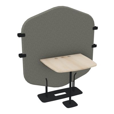 MARGOT ESPACE 2 PERS. L122,7XH144,8XP75CM - CLOISON B1 - PIET. ZP - PLAT. EP19MM RZ