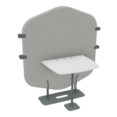 MARGOT ESPACE 2 PERS. L122,7XH144,8XP75CM - CLOISON B5 - PIET. SU - PLAT. EP19MM MG