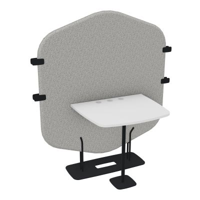 MARGOT ESPACE 2 PERS. L122,7XH144,8XP75CM - CLOISON B5 - PIET. ZP - PLAT. EP19MM MG