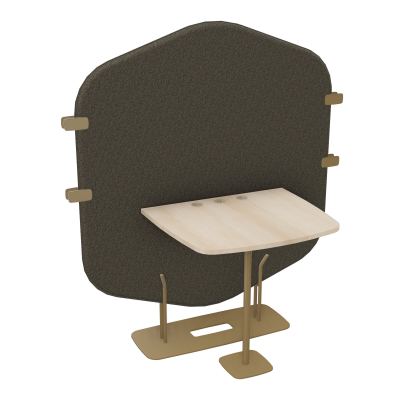 MARGOT ESPACE 2 PERS. L122,7XH144,8XP75CM - CLOISON B7 - PIET. Z3 - PLAT. EP19MM RZ