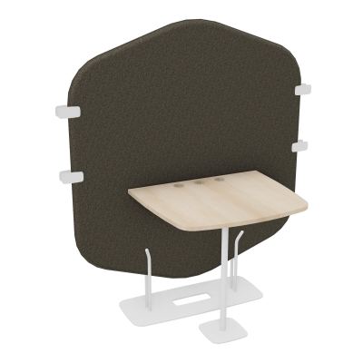 MARGOT ESPACE 2 PERS. L122,7XH144,8XP75CM - CLOISON B7 - PIET. ZO - PLAT. EP19MM RZ