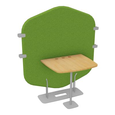 MARGOT CLOISON + TABLE - L122,7XH144,8XP75 CM BK SA R5