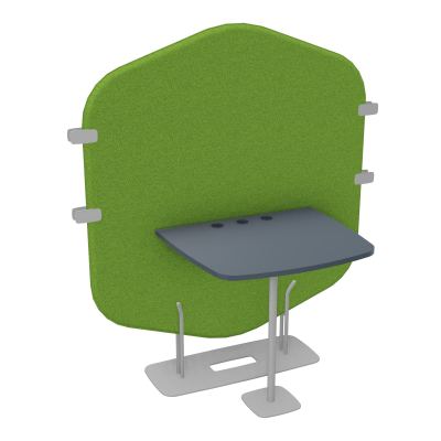 MARGOT CLOISON + TABLE - L122,7XH144,8XP75 CM BK SA R6