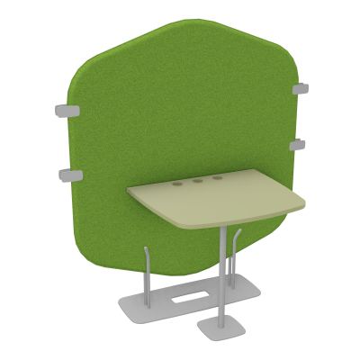 MARGOT CLOISON + TABLE - L122,7XH144,8XP75 CM BK SA R7