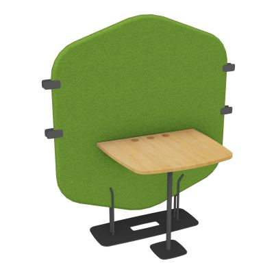 MARGOT CLOISON + TABLE - L122,7XH144,8XP75 CM BK SC R5