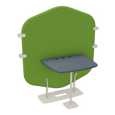 MARGOT CLOISON + TABLE - L122,7XH144,8XP75 CM BK ZC R6