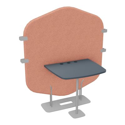 MARGOT CLOISON + TABLE - L122,7XH144,8XP75 CM BL SA R6