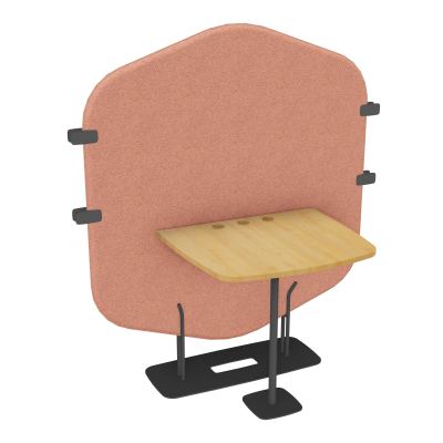 MARGOT CLOISON + TABLE - L122,7XH144,8XP75 CM BL SC R5