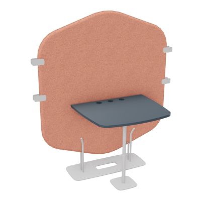 MARGOT CLOISON + TABLE - L122,7XH144,8XP75 CM BL SD R6