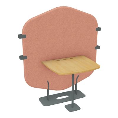 MARGOT CLOISON + TABLE - L122,7XH144,8XP75 CM BL SU R5