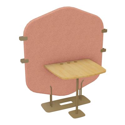 MARGOT CLOISON + TABLE - L122,7XH144,8XP75 CM BL Z3 R5