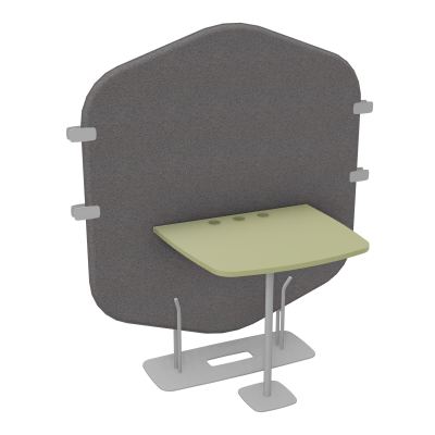 MARGOT CLOISON + TABLE - L122,7XH144,8XP75 CM BN SA R7