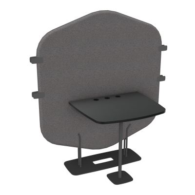 MARGOT CLOISON + TABLE - L122,7XH144,8XP75 CM BN SC R9