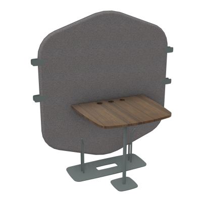 MARGOT CLOISON + TABLE - L122,7XH144,8XP75 CM