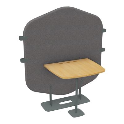 MARGOT CLOISON + TABLE - L122,7XH144,8XP75 CM BN SU R5