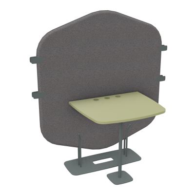 MARGOT CLOISON + TABLE - L122,7XH144,8XP75 CM BN SU R7