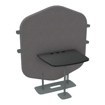 MARGOT CLOISON + TABLE - L122,7XH144,8XP75 CM BN SU R9