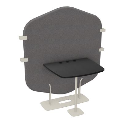 MARGOT CLOISON + TABLE - L122,7XH144,8XP75 CM BN ZC RK