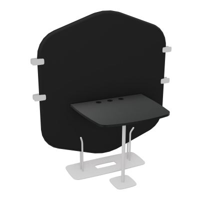 MARGOT CLOISON + TABLE - L122,7XH144,8XP75 CM CB SD R9