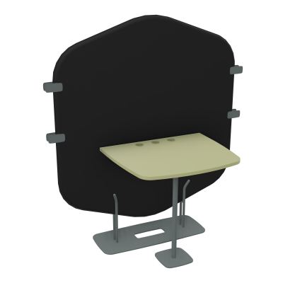 MARGOT CLOISON + TABLE - L122,7XH144,8XP75 CM CB SU R7