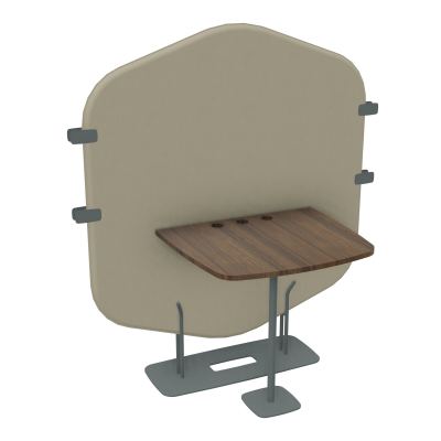 MARGOT CLOISON + TABLE - L122,7XH144,8XP75 CM