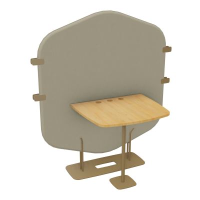MARGOT CLOISON + TABLE - L122,7XH144,8XP75 CM CG Z3 R5