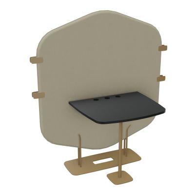 MARGOT CLOISON + TABLE - L122,7XH144,8XP75 CM CG Z3 R9