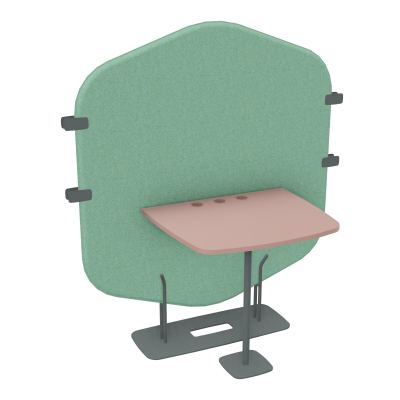 MARGOT CLOISON + TABLE - L122,7XH144,8XP75 CM DF SU R8