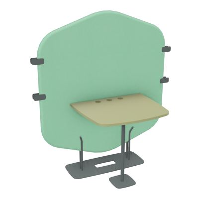 MARGOT CLOISON + TABLE - L122,7XH144,8XP75 CM E4 SU R7