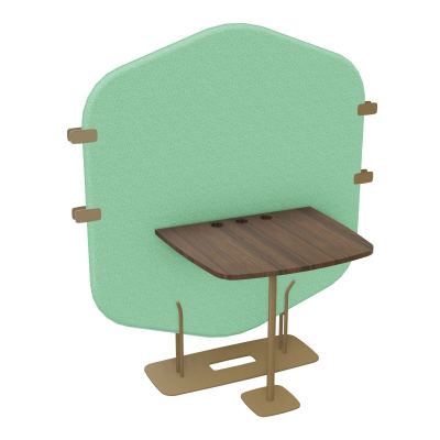 MARGOT CLOISON + TABLE - L122,7XH144,8XP75 CM
