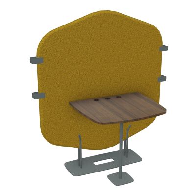 MARGOT CLOISON + TABLE - L122,7XH144,8XP75 CM