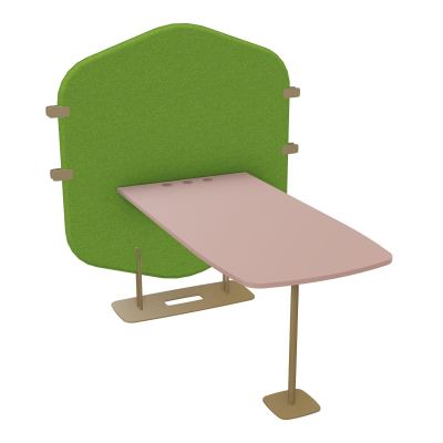 MARGOT CLOISON + TABLE - L122,7XH144,8XP156 CM BK Z3 R8