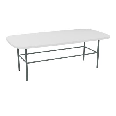 TABLE BASSE MARGOT RECTANGULAIRE L100XH35XP50CM - PLAT. EP19MM MG - PIET. SU
