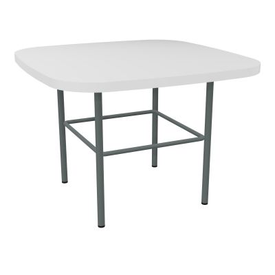 TABLE BASSE MARGOT CARREE L50XH35XP50CM - PLAT. EP19MM MG - PIET. SU
