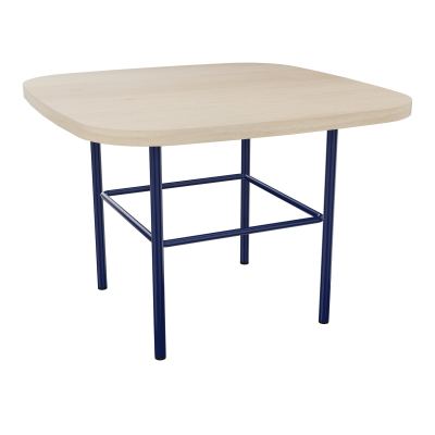 TABLE BASSE MARGOT CARREE L50XH35XP50CM - PLAT. EP19MM RZ - PIET. X4