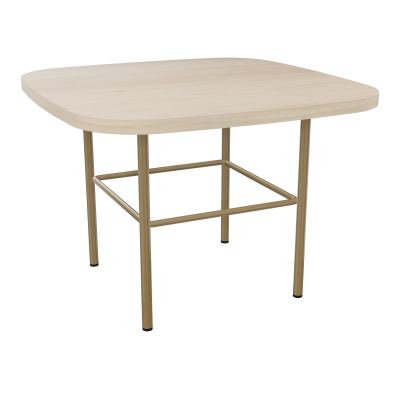 TABLE BASSE MARGOT CARREE L50XH35XP50CM - PLAT. EP19MM RZ - PIET. Z3