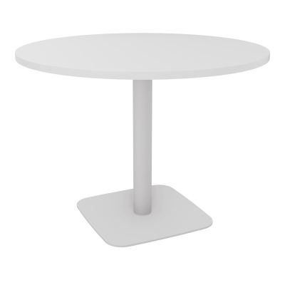 TABLE RONDE Ø100 CM PIED CENTRAL H73,5 CM  ÉP. 25 MM  MG SD