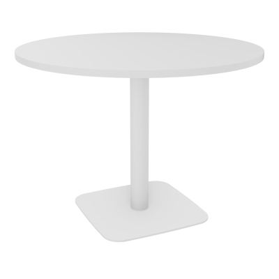 TABLE RONDE Ø100 CM PIED CENTRAL H73,5 CM  ÉP. 25 MM  MG ZO