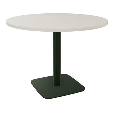 TABLE RONDE Ø100 CM PIED CENTRAL H73,5 CM  ÉP. 25 MM  N5 ST
