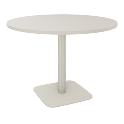 TABLE RONDE Ø100 CM PIED CENTRAL H73,5 CM  ÉP. 25 MM  N5 ZC
