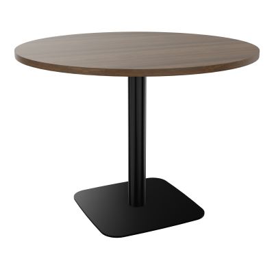 TABLE RONDE Ø100 CM PIED CENTRAL H73,5 CM  ÉP. 25 MM  N6 SG