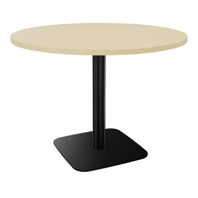 TABLE RONDE Ø100 CM PIED CENTRAL H73,5 CM  ÉP. 25 MM  N8 SG