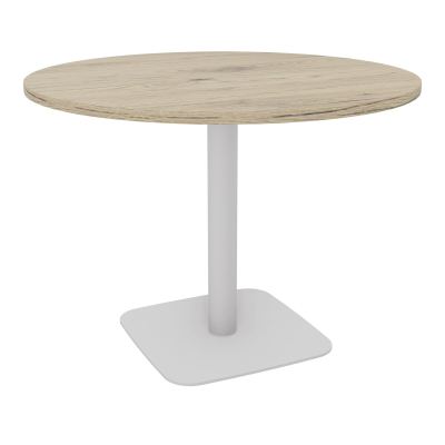 TABLE RONDE Ø100 CM PIED CENTRAL H73,5 CM  ÉP. 25 MM  R3 SD