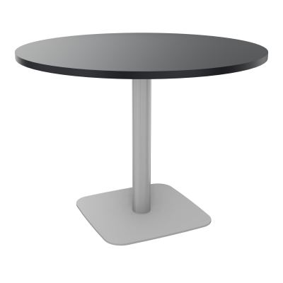 TABLE RONDE Ø100 CM PIED CENTRAL H73,5 CM  ÉP. 25 MM  R9 SA